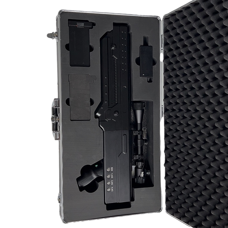  凌源手持便携式枪型低空防御反制四通道B型